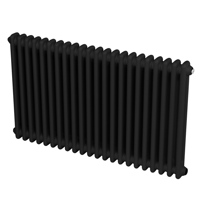 Baridi DH364 Horizontal Traditional 2 Column Radiator 600 x 1012mm - Black - additional view 10