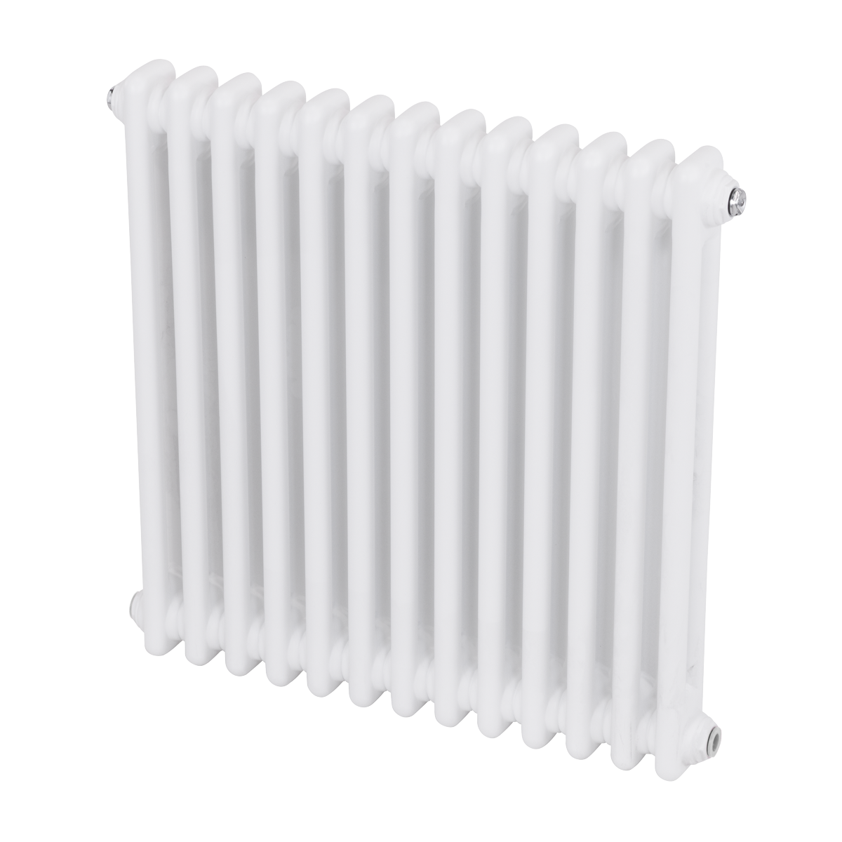 Baridi DH367 Horizontal Traditional 2 Column Radiator 600 x 607mm - White - additional view 7