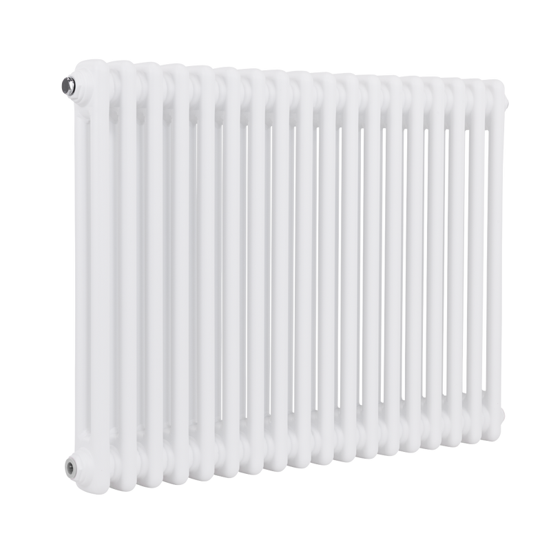 Baridi DH368 Horizontal Traditional 2 Column Radiator 600 x 832mm - White