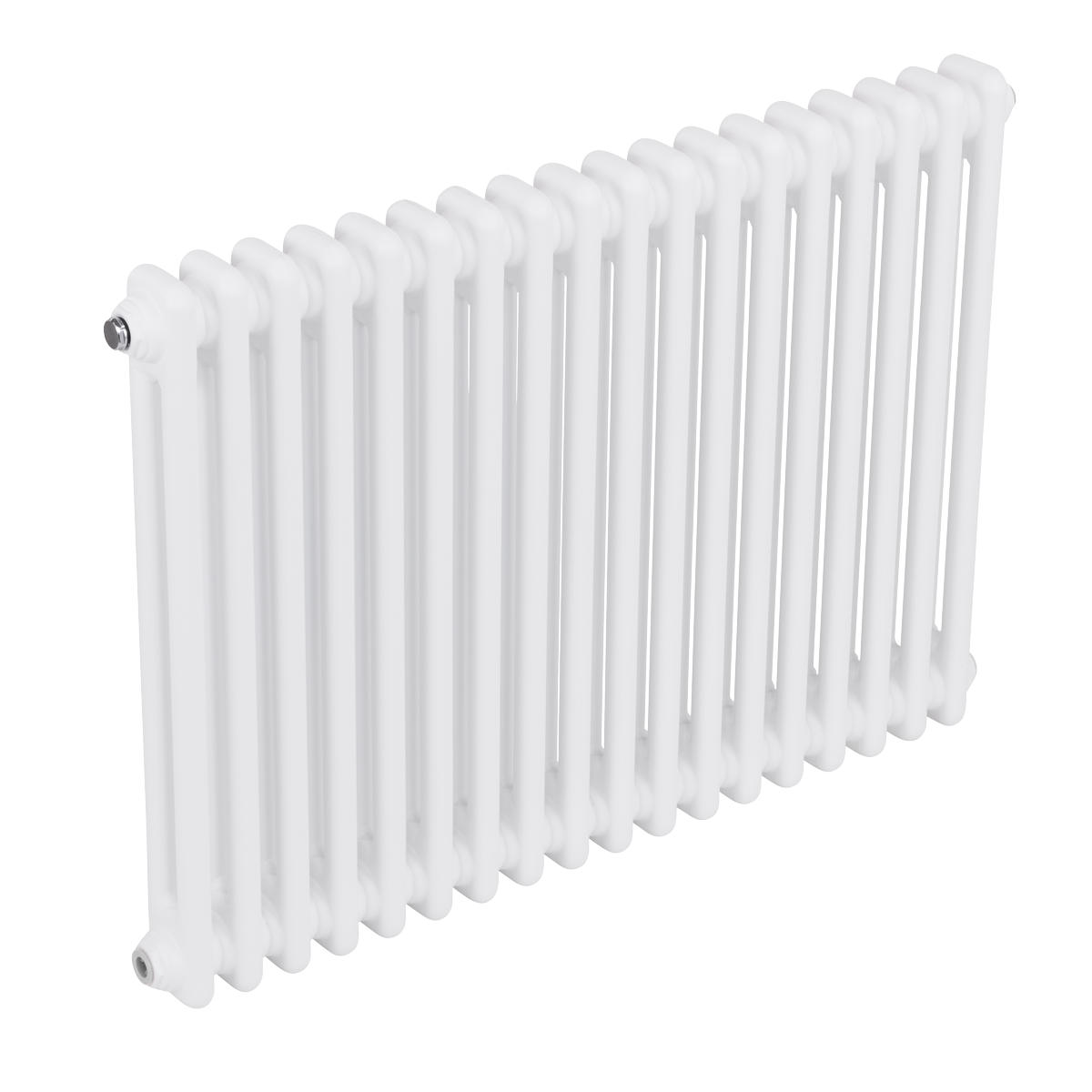 Baridi DH368 Horizontal Traditional 2 Column Radiator 600 x 832mm - White - additional view 5