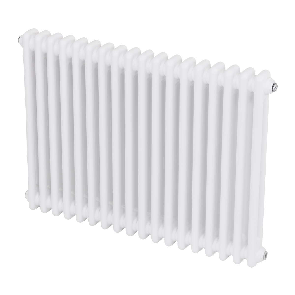 Baridi DH368 Horizontal Traditional 2 Column Radiator 600 x 832mm - White - additional view 6