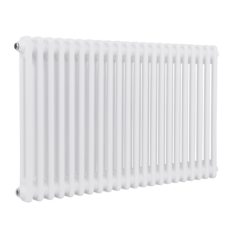 Baridi DH369 Horizontal Traditional 2 Column Radiator 600 x 1012mm - White