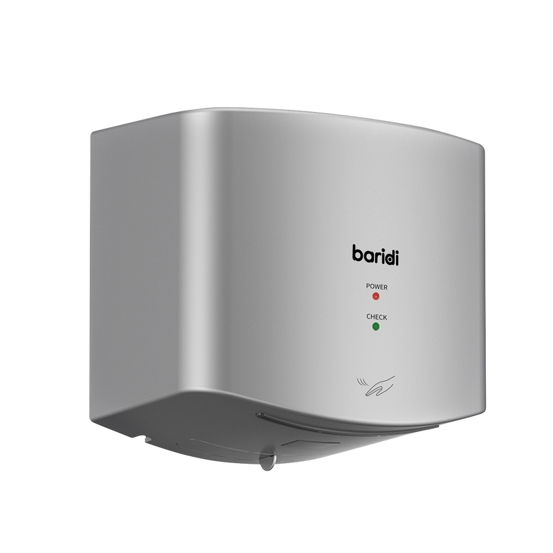 Baridi DH379 High Speed Hand Dryer with Auto-Sensor 1400-1650W - Silver
