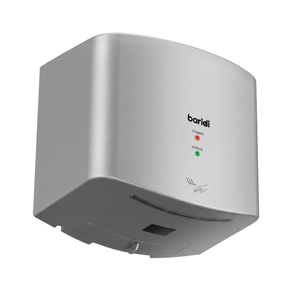 Baridi DH379 High Speed Hand Dryer with Auto-Sensor 1400-1650W - Silver - additional view 4