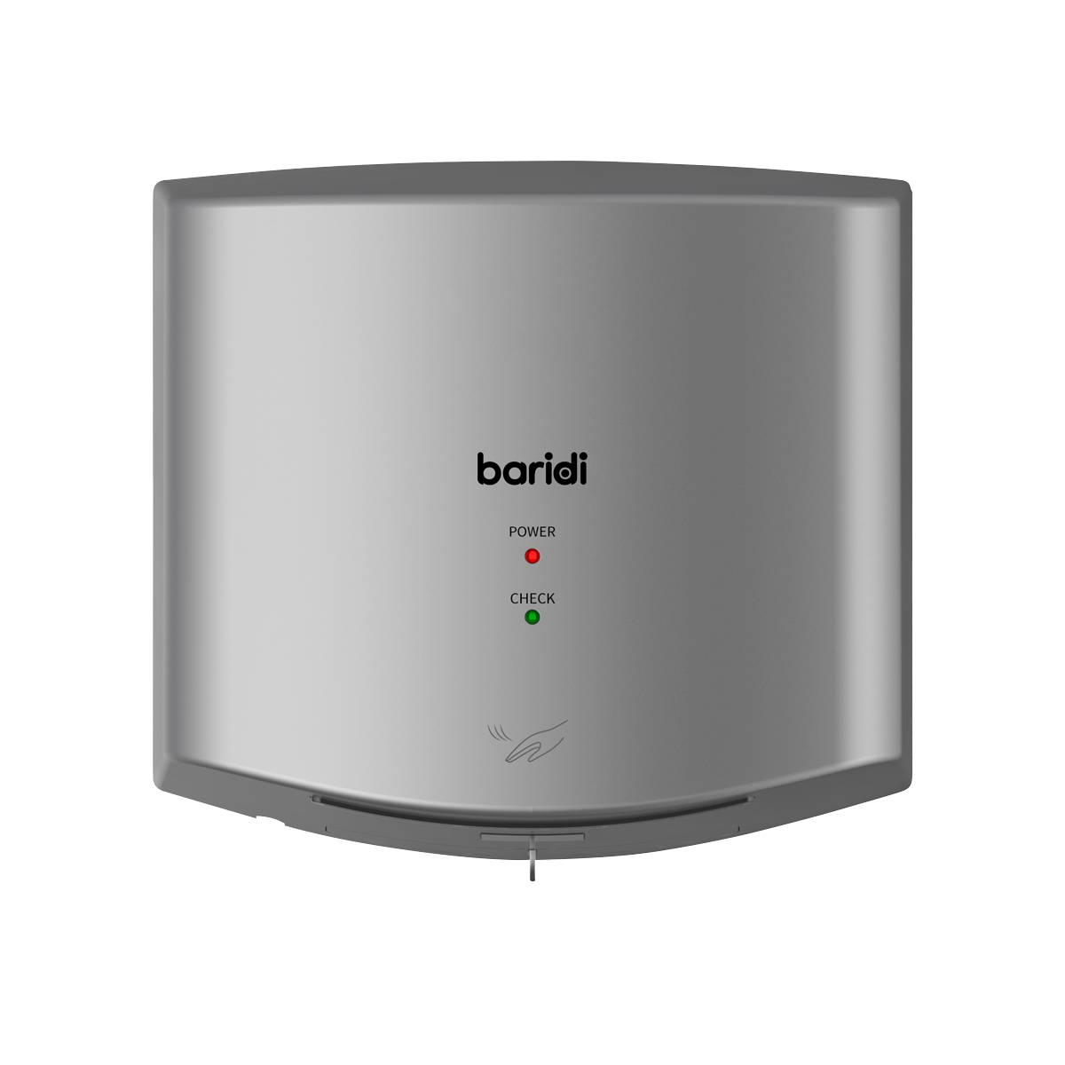 Baridi DH379 High Speed Hand Dryer with Auto-Sensor 1400-1650W - Silver - additional view 2