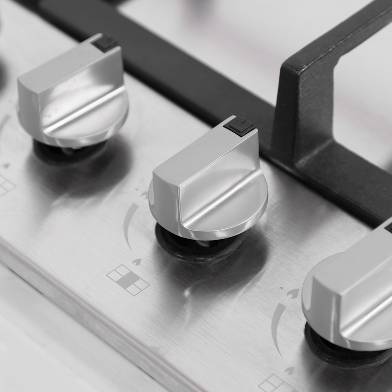 Baridi DH382 90cm Gas Hob Stainless Steel with 5 Burners, Cast Iron Supports & Auto Ignition 11kW - additional view 2