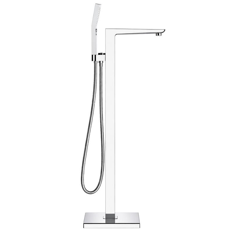 Baridi DH400 Freestanding Bath Mixer Tap with Shower - Chrome - additional view 3