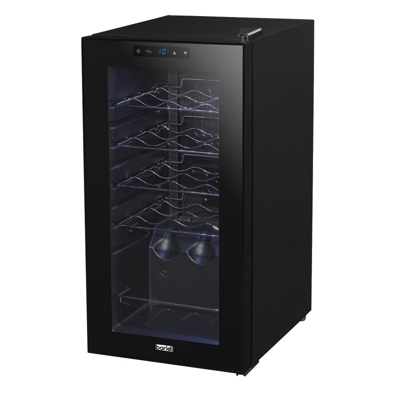 Baridi DH5 15 Bottle Wine Fridge with Digital Touch Screen Controls & LED Light - Black - additional view 12