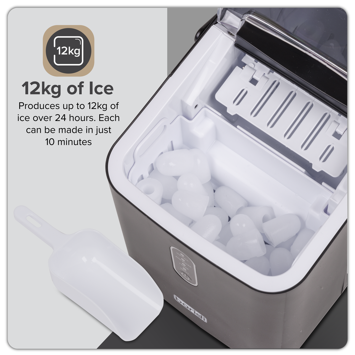 Baridi DH52 Ice Cube Maker with LED Display & 10 Minute Freeze - additional view 7