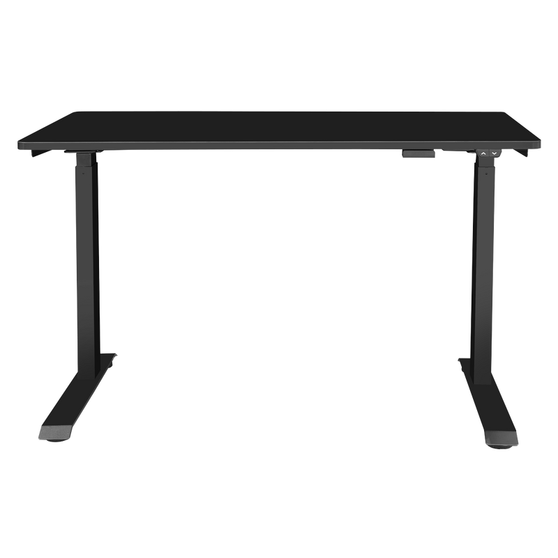 Dellonda DH55 Single Motor Ultra-Quiet Adjustable-Height Electric Sit/Stand Desk - Black Desktop - additional view 10