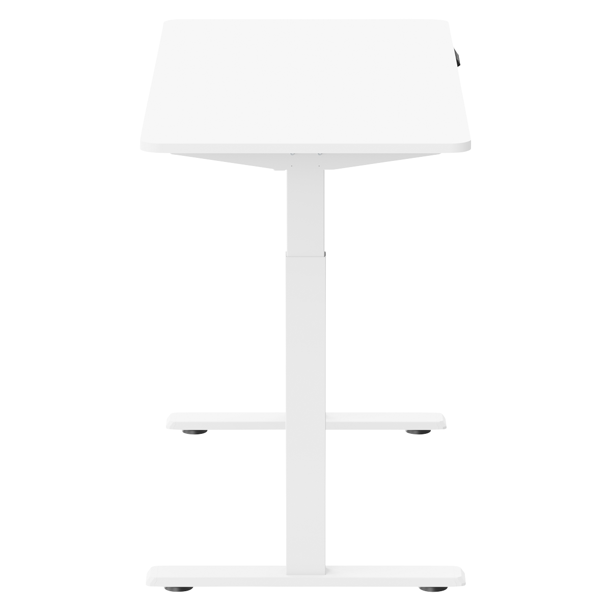 Dellonda DH56 Single Motor Ultra-Quiet Adjustable-Height Electric Sit/Stand Desk - White Desktop - additional view 6