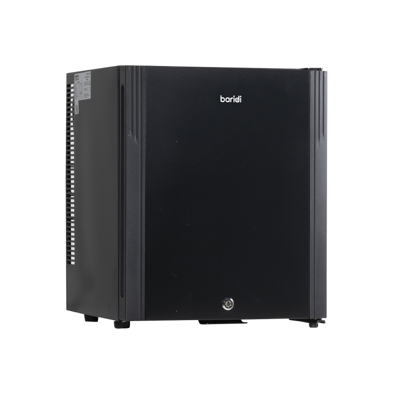Baridi DH57 Mini Drinks & Wine Fridge with Wire Shelves, LED Light & Security Lock 25L - Black - additional view 8