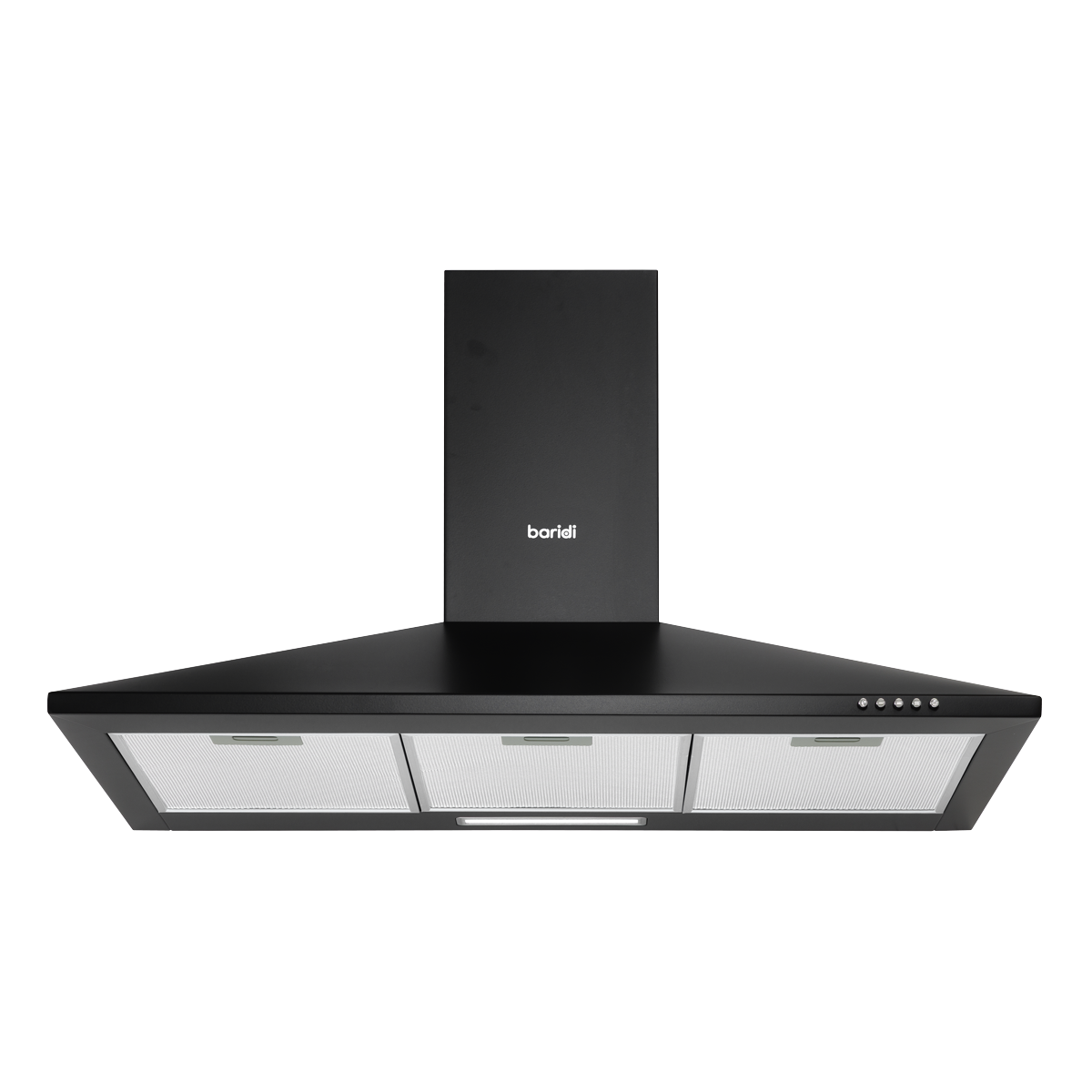 Baridi DH59 Cooker Hood, Chimney Style with Carbon Filters 90cm - Black - additional view 12