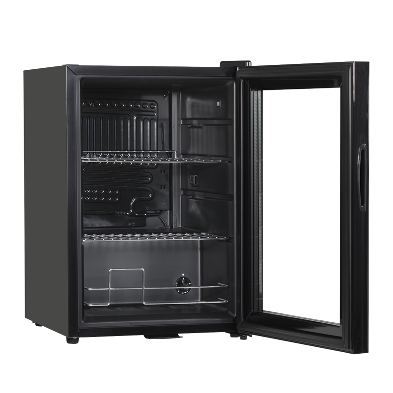 Baridi DH62 Beer & Drinks Fridge with Wire Shelves, LED Light & Security Lock 60L - Black - additional view 11