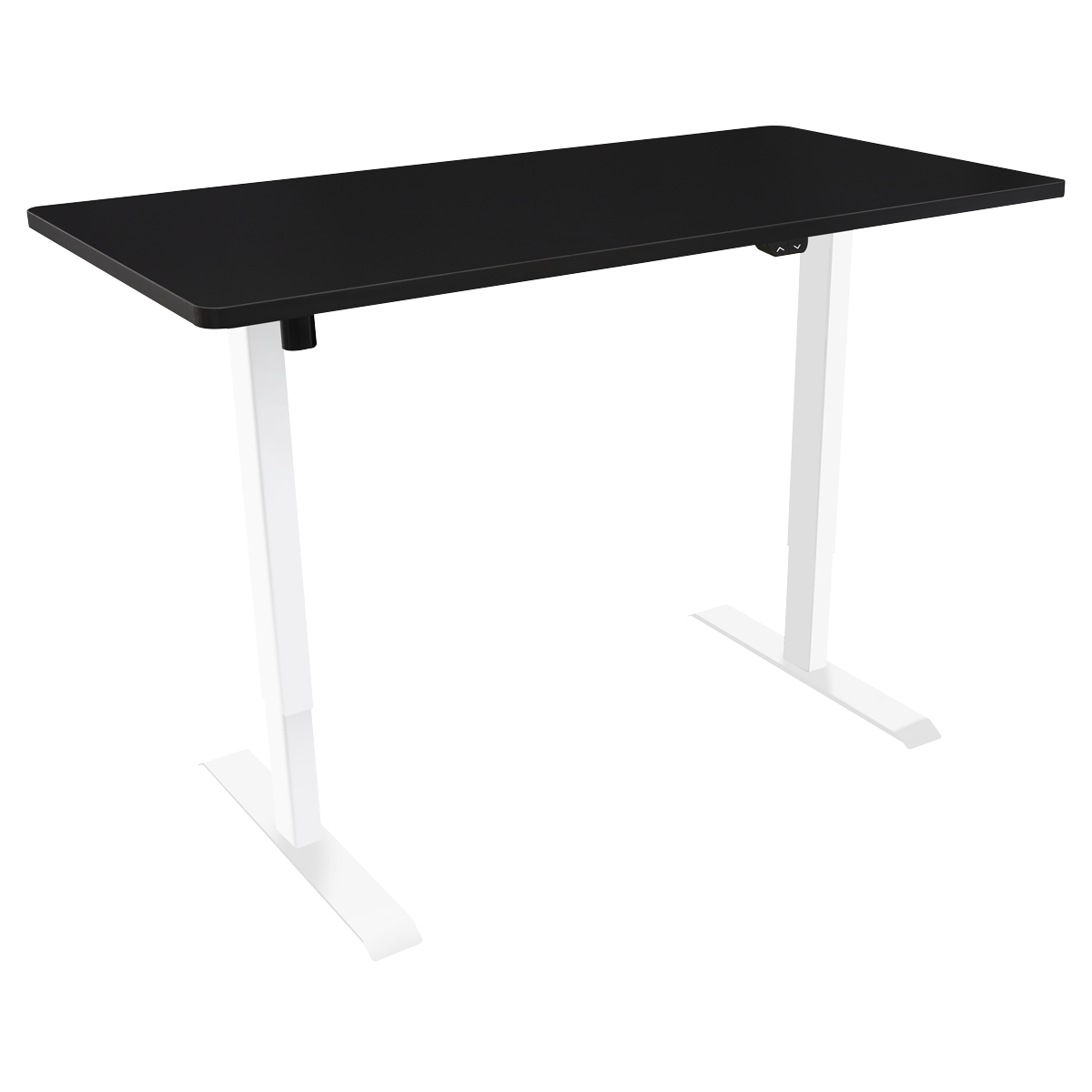 Dellonda DH69 Single Motor Ultra-Quiet Adjustable-Height Electric Sit/Stand Desk - Black Desktop - additional view 2