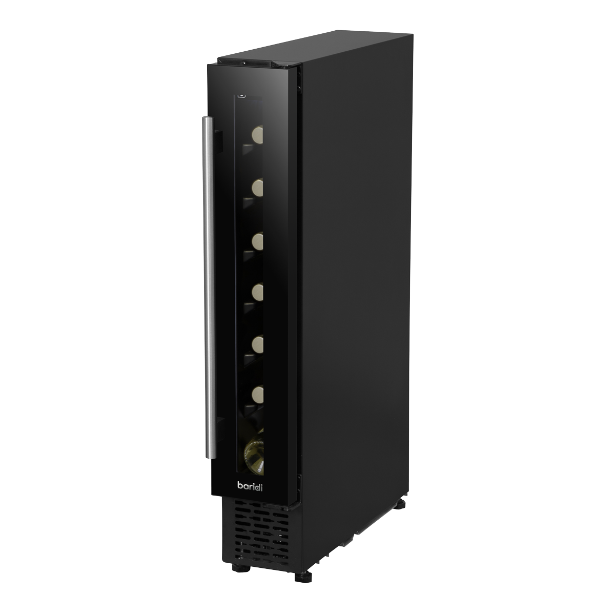 Baridi DH76 7 Bottle Extra-Slim Undercounter Wine Fridge with Digital Touch Screen Controls & LED Light - additional view 8