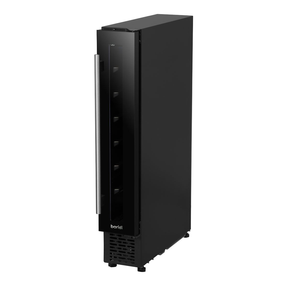 Baridi DH76 7 Bottle Extra-Slim Undercounter Wine Fridge with Digital Touch Screen Controls & LED Light - additional view 2