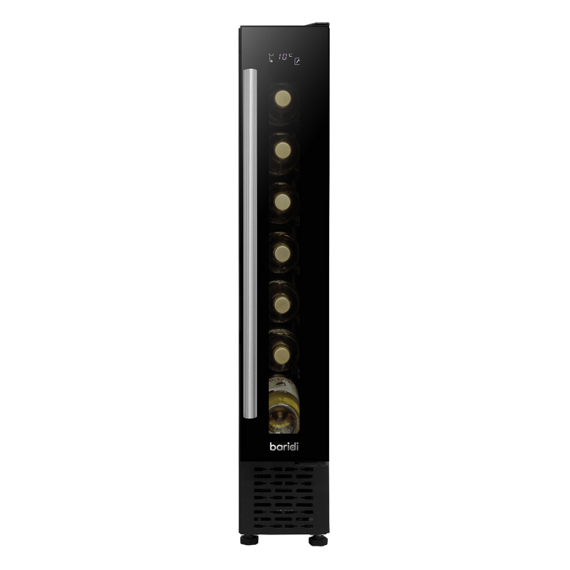 Baridi DH76 7 Bottle Extra-Slim Undercounter Wine Fridge with Digital Touch Screen Controls & LED Light - additional view 3