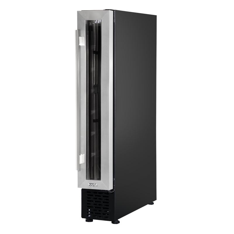 Baridi DH77 7 Bottle Extra-Slim Wine Undercounter Fridge with Digital Touch Screen Controls - Stainless - additional view 6