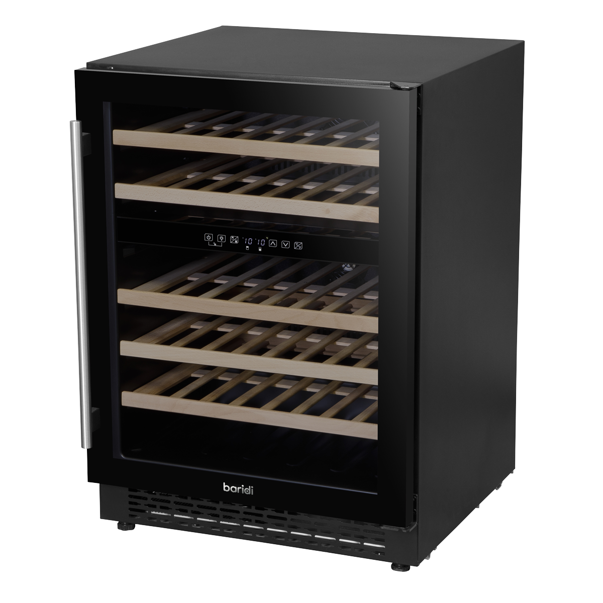 Baridi DH79 46 Bottle Dual Zone Undercounter/Freestanding Fridge with Digital Touch Screen Controls - additional view 2