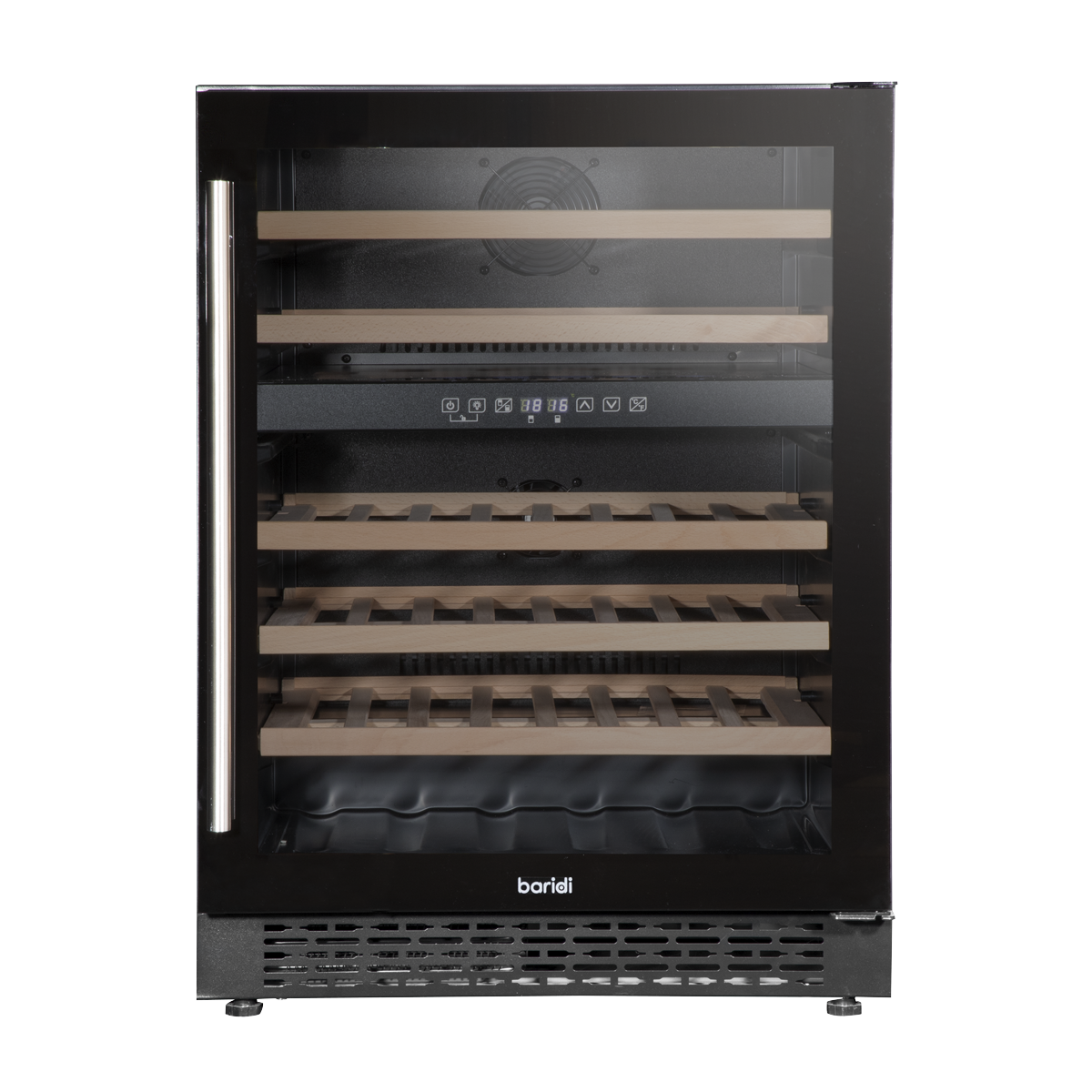 Baridi DH79 46 Bottle Dual Zone Undercounter/Freestanding Fridge with Digital Touch Screen Controls - additional view 4