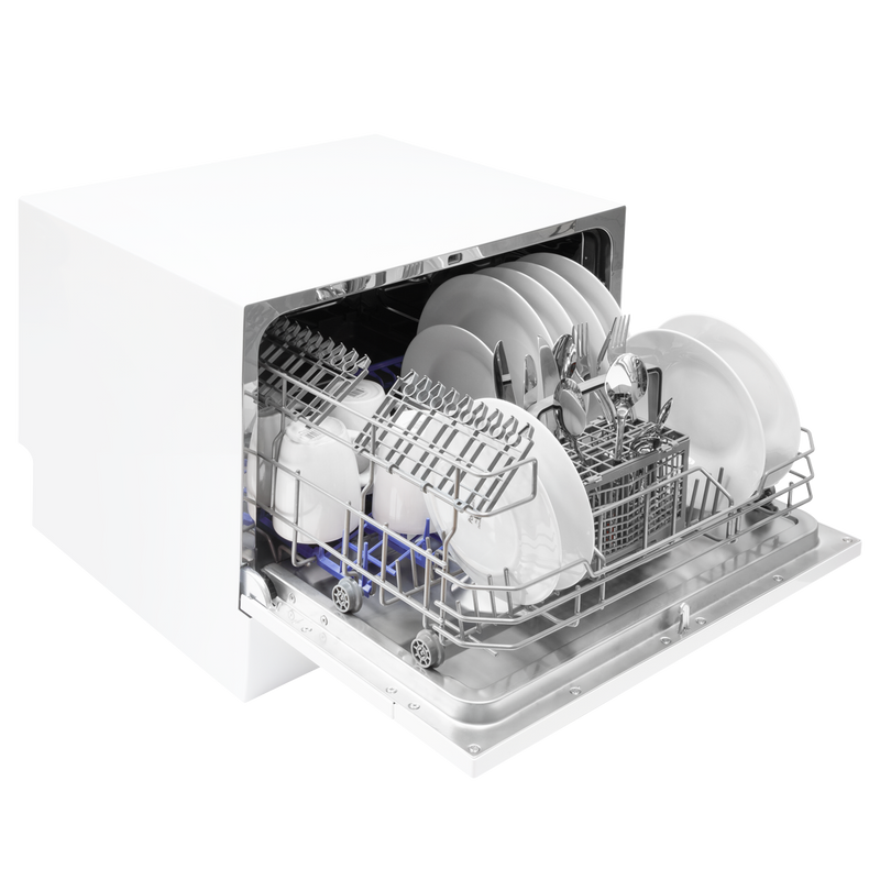 Baridi DH83 Tabletop Dishwasher 6 Place Settings 6.5L Capacity - White - additional view 12