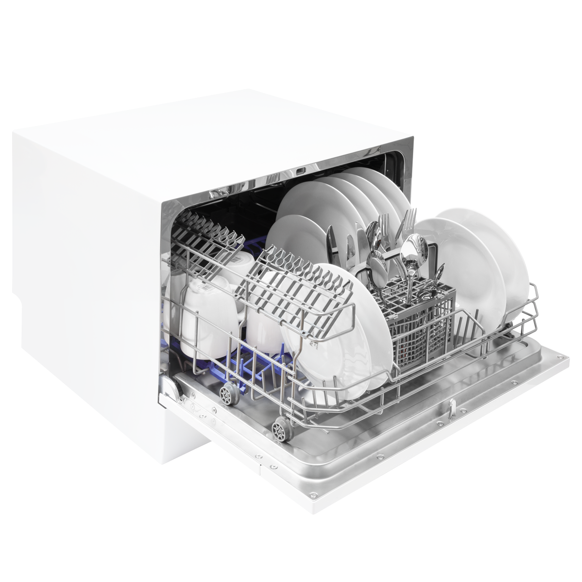 Baridi DH83 Tabletop Dishwasher 6 Place Settings 6.5L Capacity - White - additional view 12