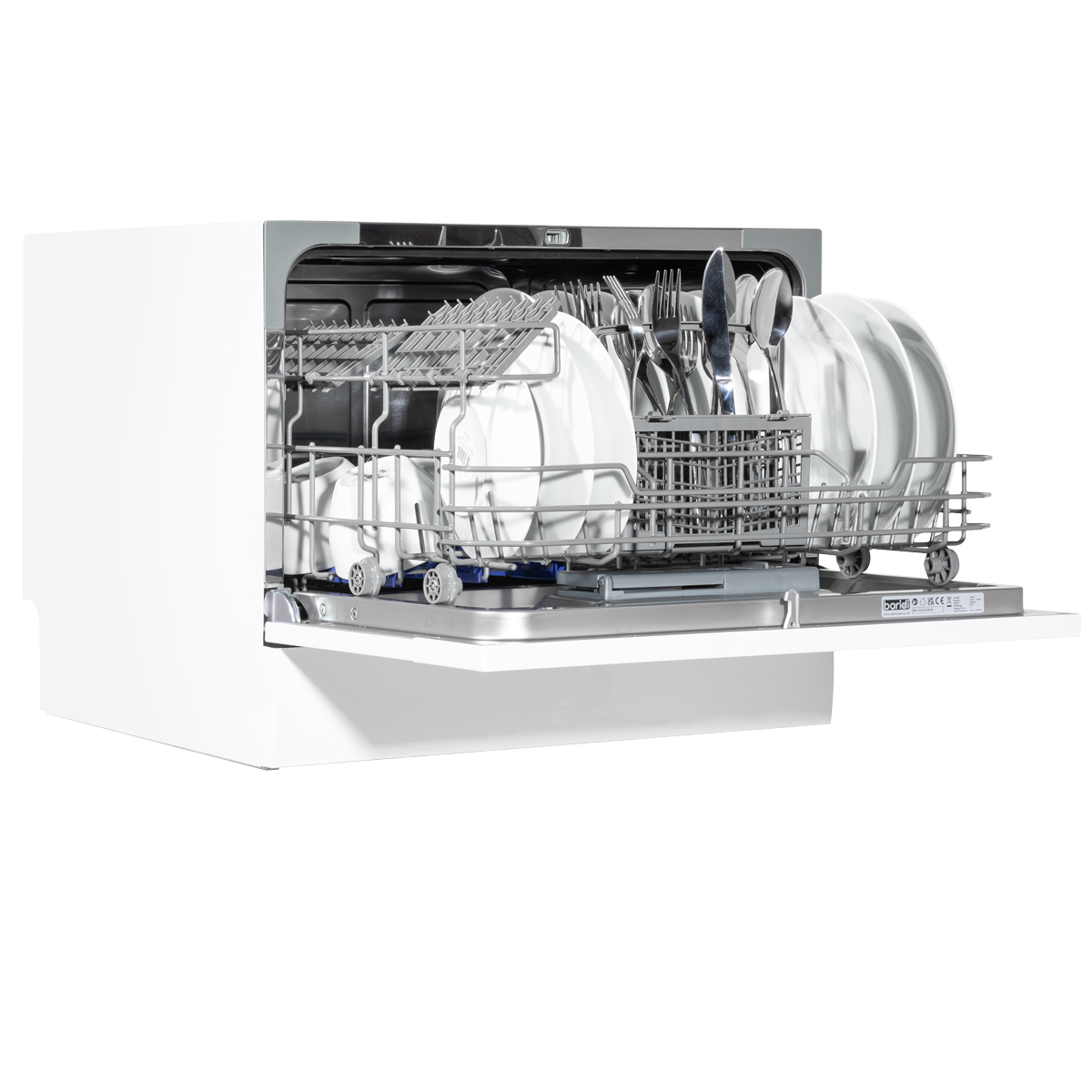 Baridi DH83 Tabletop Dishwasher 6 Place Settings 6.5L Capacity - White - additional view 4