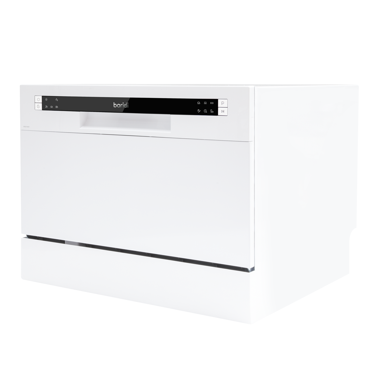 Baridi DH83 Tabletop Dishwasher 6 Place Settings 6.5L Capacity - White - additional view 9