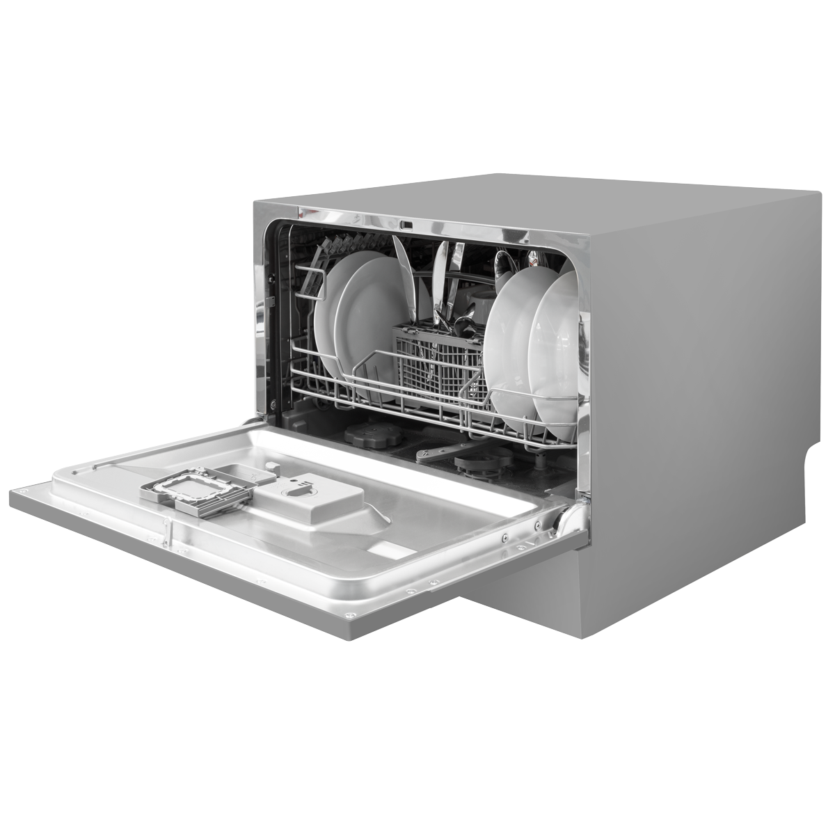 Baridi DH84 Tabletop Dishwasher 6 Place Settings 6.5L Capacity - Silver - additional view 17