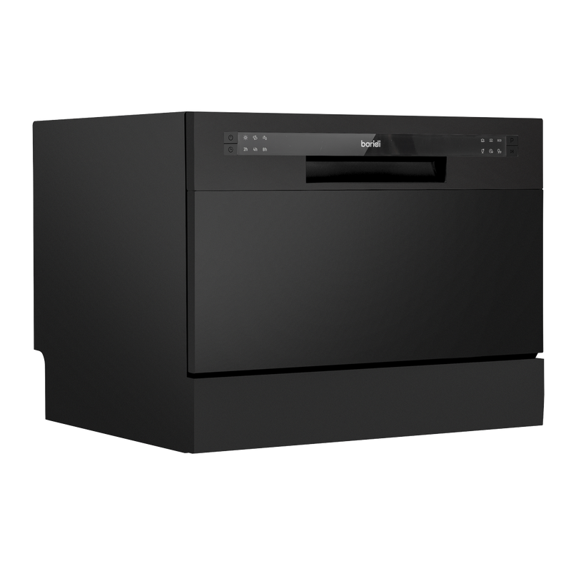 Baridi DH85 Tabletop Dishwasher 6 Place Settings 6.5L Capacity - Black