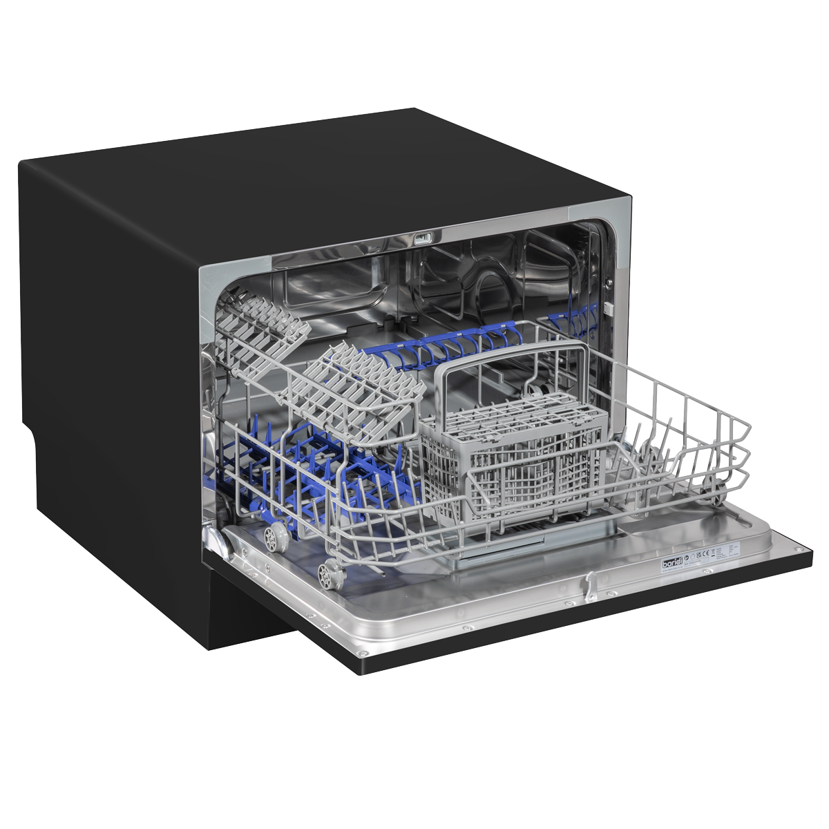 Baridi DH85 Tabletop Dishwasher 6 Place Settings 6.5L Capacity - Black - additional view 6