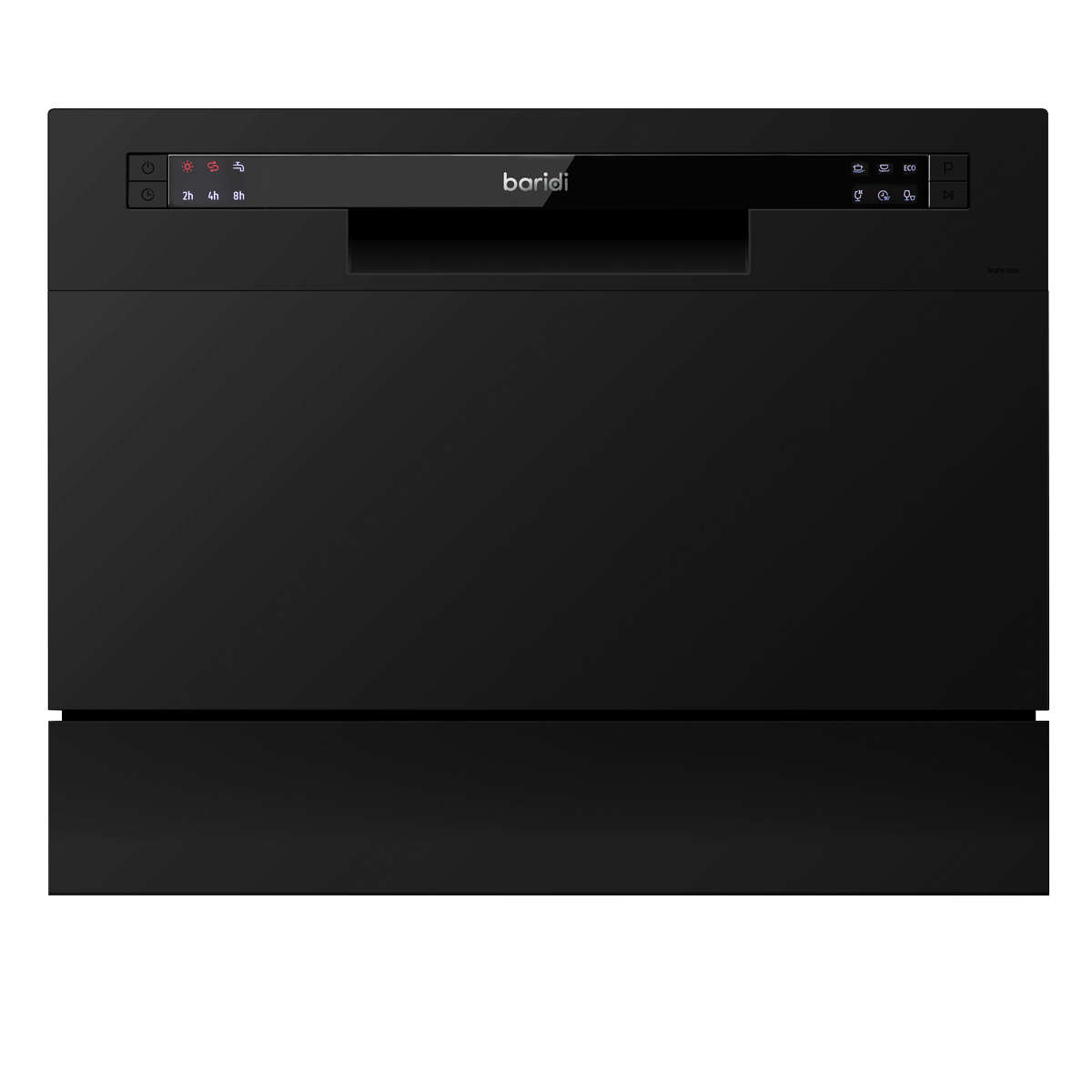 Baridi DH85 Tabletop Dishwasher 6 Place Settings 6.5L Capacity - Black - additional view 5