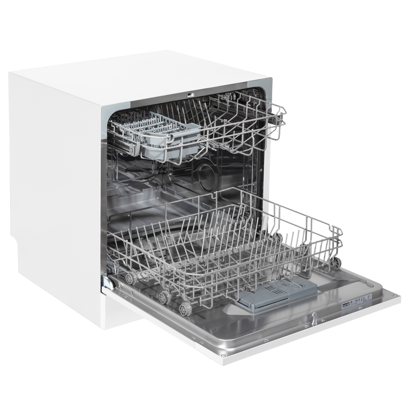 Baridi DH86 Tabletop Dishwasher 8 Place Settings 8L Capacity - White - additional view 5