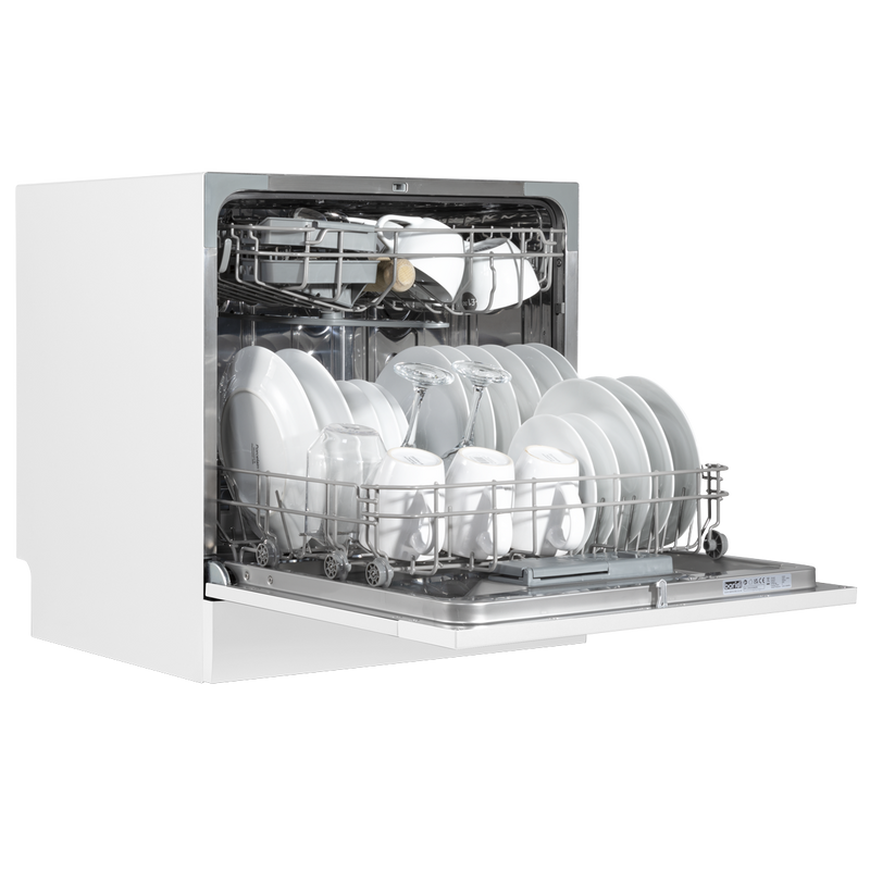 Baridi DH86 Tabletop Dishwasher 8 Place Settings 8L Capacity - White - additional view 7