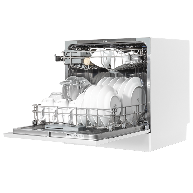 Baridi DH86 Tabletop Dishwasher 8 Place Settings 8L Capacity - White - additional view 14