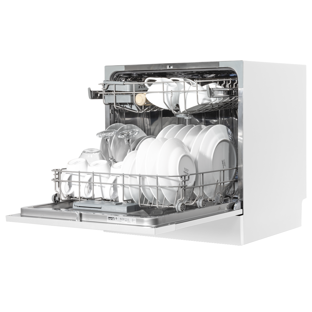 Baridi DH86 Tabletop Dishwasher 8 Place Settings 8L Capacity - White - additional view 14