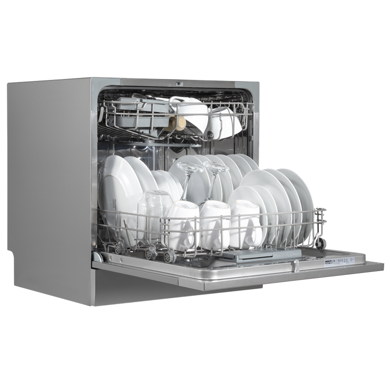 Baridi DH87 Tabletop Dishwasher 8 Place Settings 8L Capacity - Silver - additional view 7