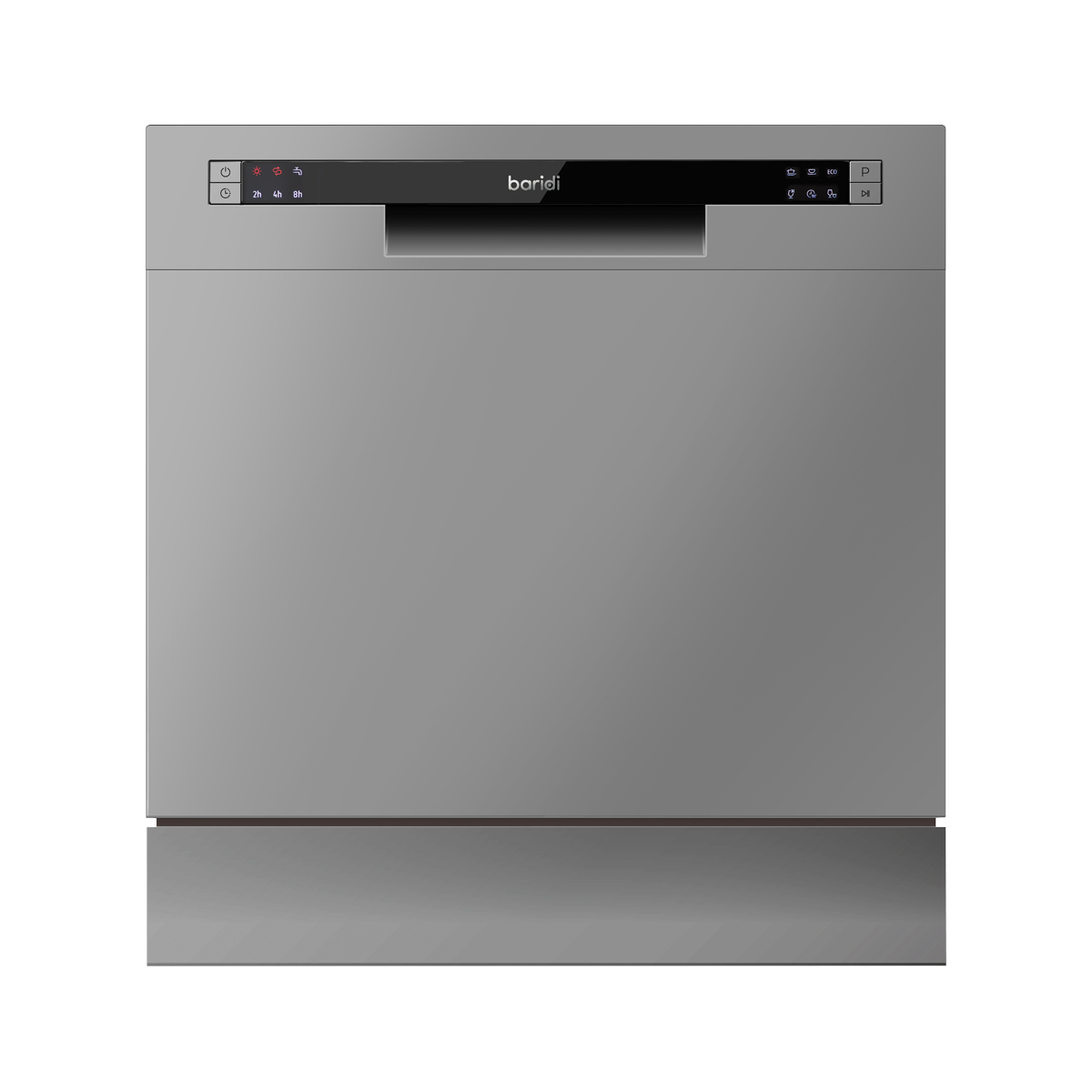 Baridi DH87 Tabletop Dishwasher 8 Place Settings 8L Capacity - Silver - additional view 3