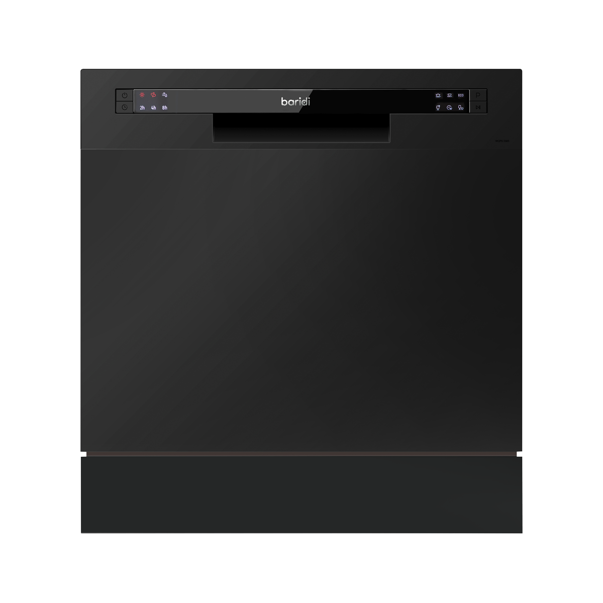 Baridi DH88 Tabletop Dishwasher 8 Place Settings 8L Capacity - Black - additional view 14