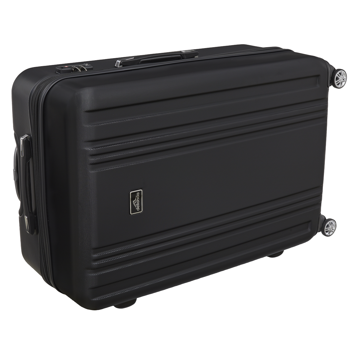 Dellonda DL11 Lightweight ABS Luggage Set with TSA Lock - Black - additional view 13