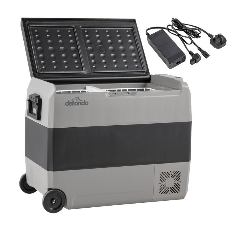 Dellonda DL133 Portable Fridge Freezer/Cool Box with LED Display & AC/DC 230V Adaptor 60L