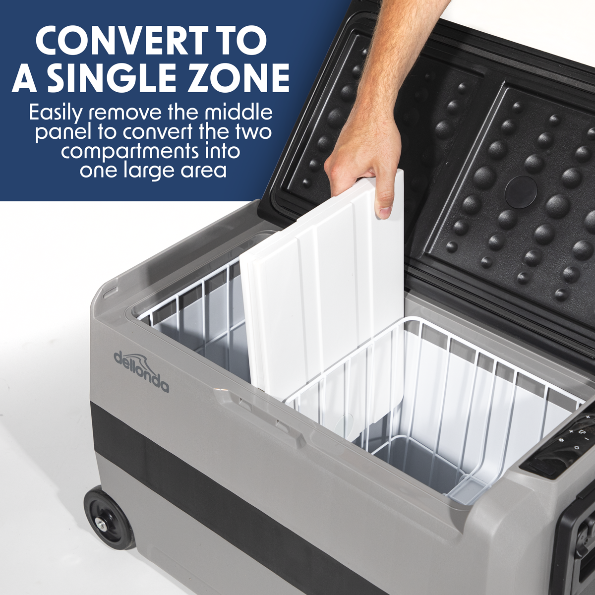 Dellonda DL14 Portable Fridge Freezer/Cool Box with LED Display 50L - additional view 9