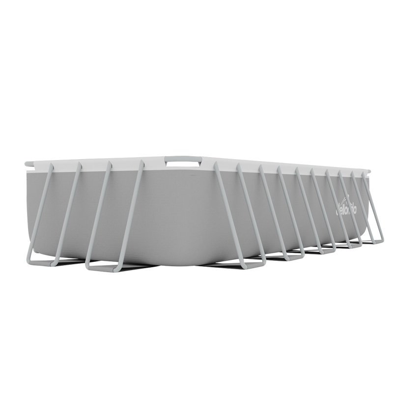 Dellonda DL150 Deluxe Steel Frame Rectangular Swimming Pool with Step Ladder & Filter Pump 21ft - additional view 9