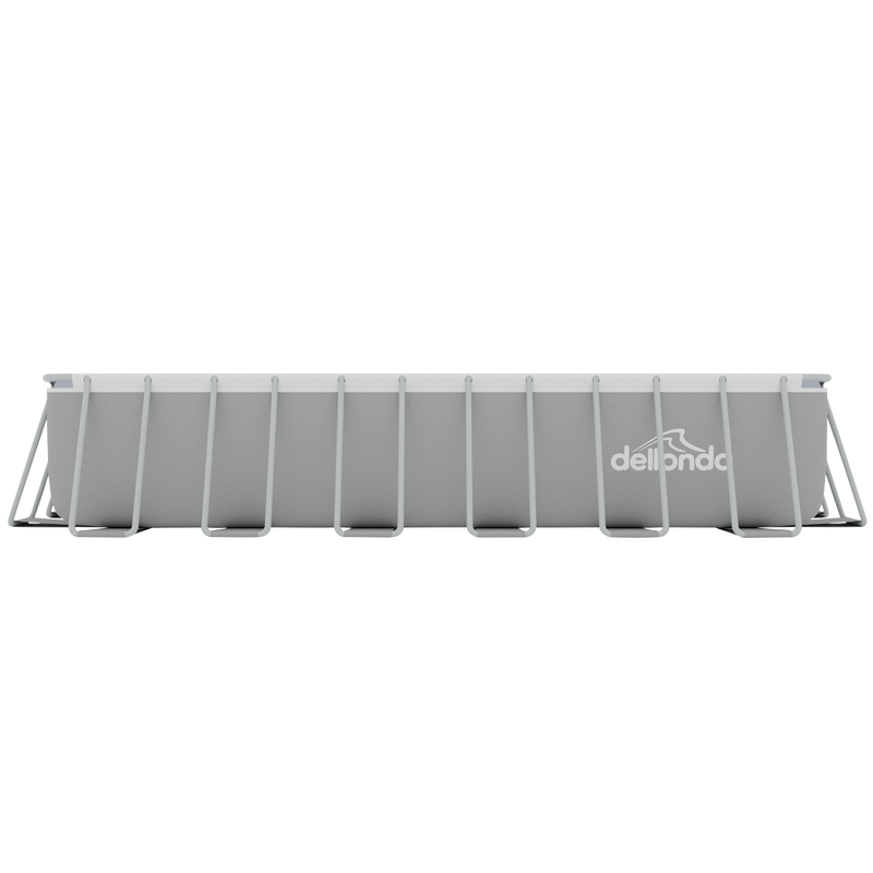 Dellonda DL151 Deluxe Steel Frame Rectangular Swimming Pool with Step Ladder & Filter Pump 25ft - additional view 10
