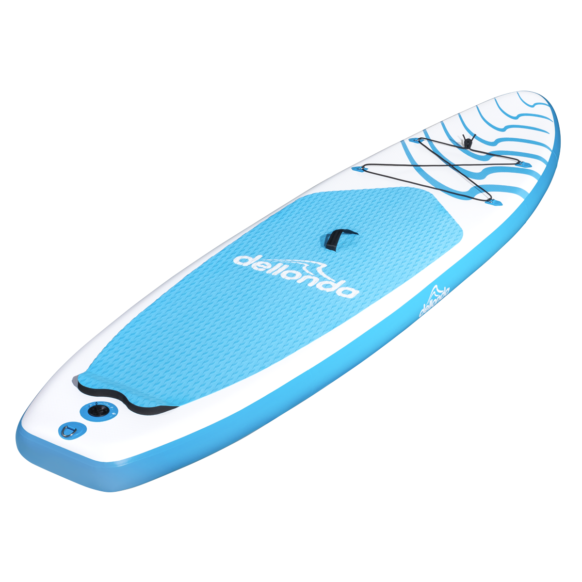 Dellonda DL152 Inflatable Stand-Up Paddle Board 10'6" - Light Blue/White - additional view 14