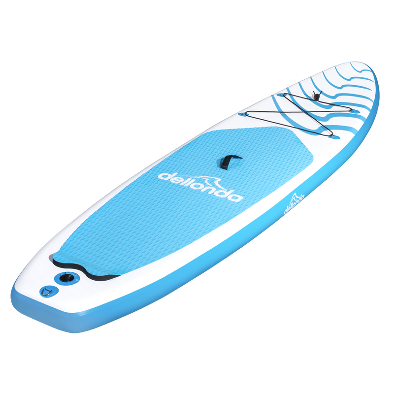 Dellonda DL152 Inflatable Stand-Up Paddle Board 10'6" - Light Blue/White - additional view 14
