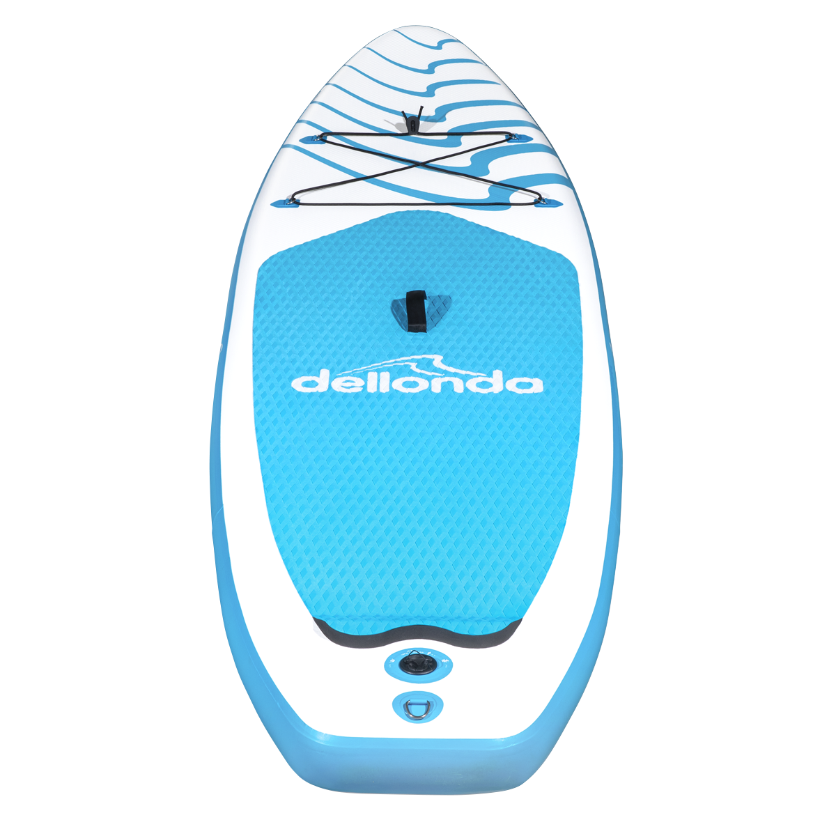 Dellonda DL152 Inflatable Stand-Up Paddle Board 10'6" - Light Blue/White - additional view 16