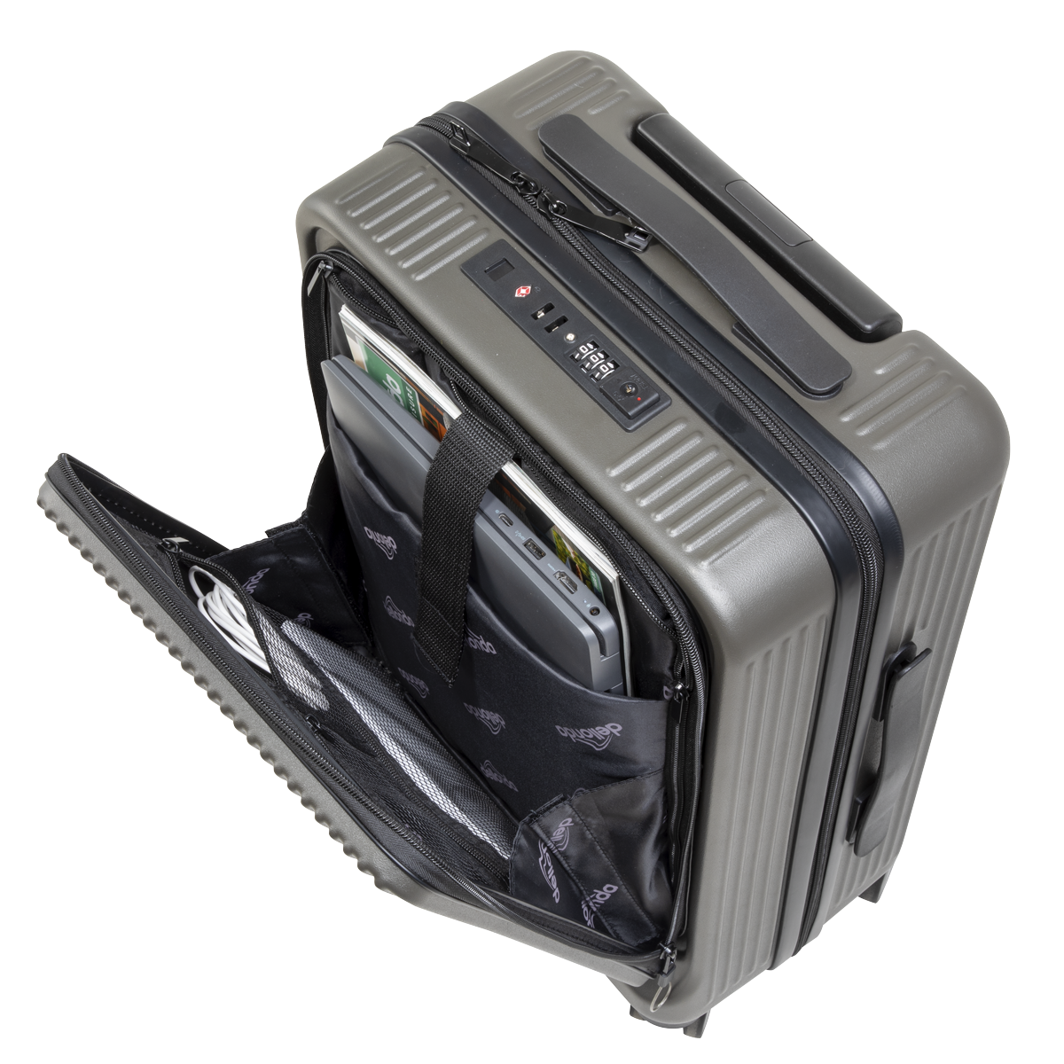 Dellonda DL157 Cabin Size Luggage with Laptop Compartments & Dual TSA Lock 20" - additional view 8