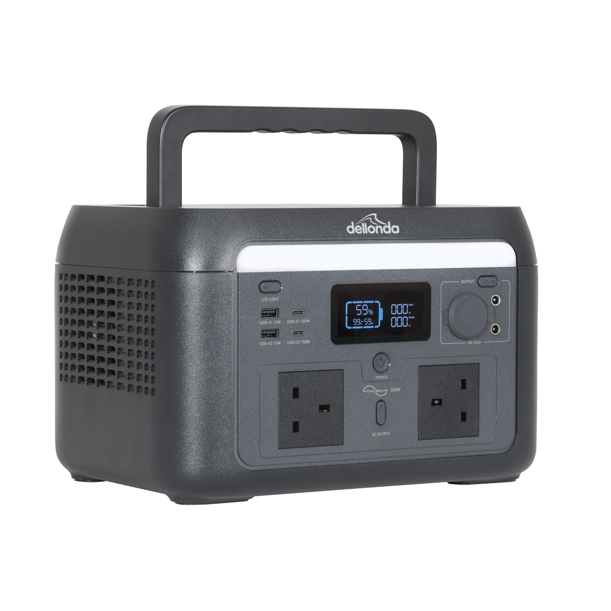 Dellonda DL161 Portable Power Station 600W - additional view 3